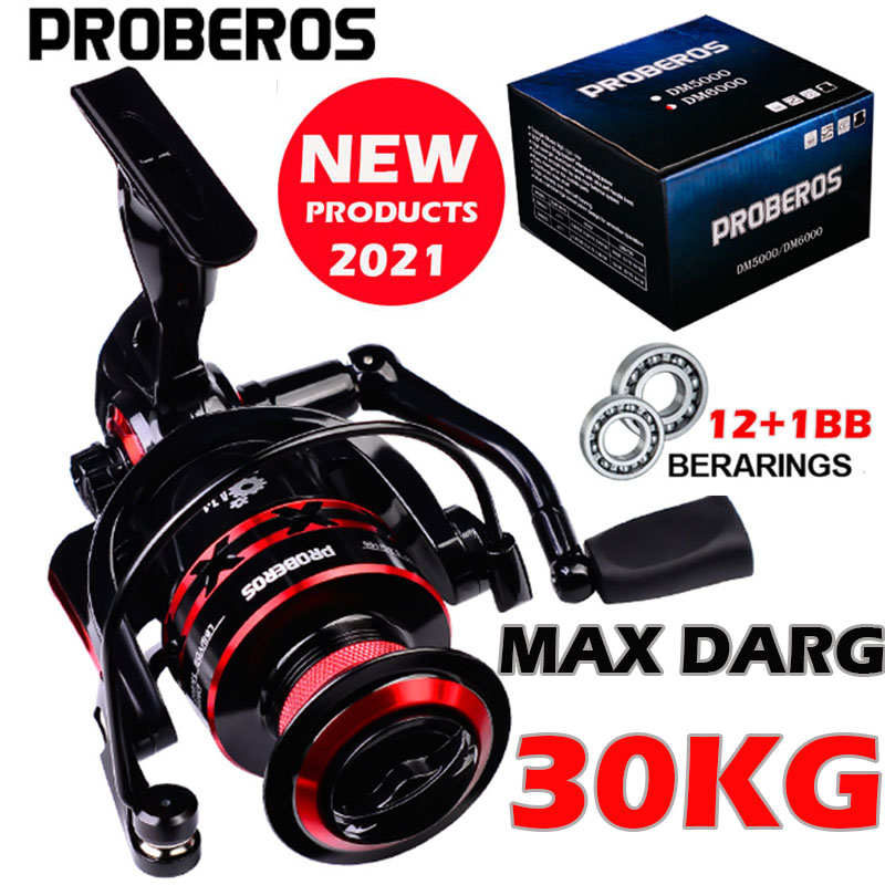 Abu Garcia Reel Max - PROBEROS スピニングリール 9-23 キロ最大ドラッグ釣りリール 1000-8000 シリーズ