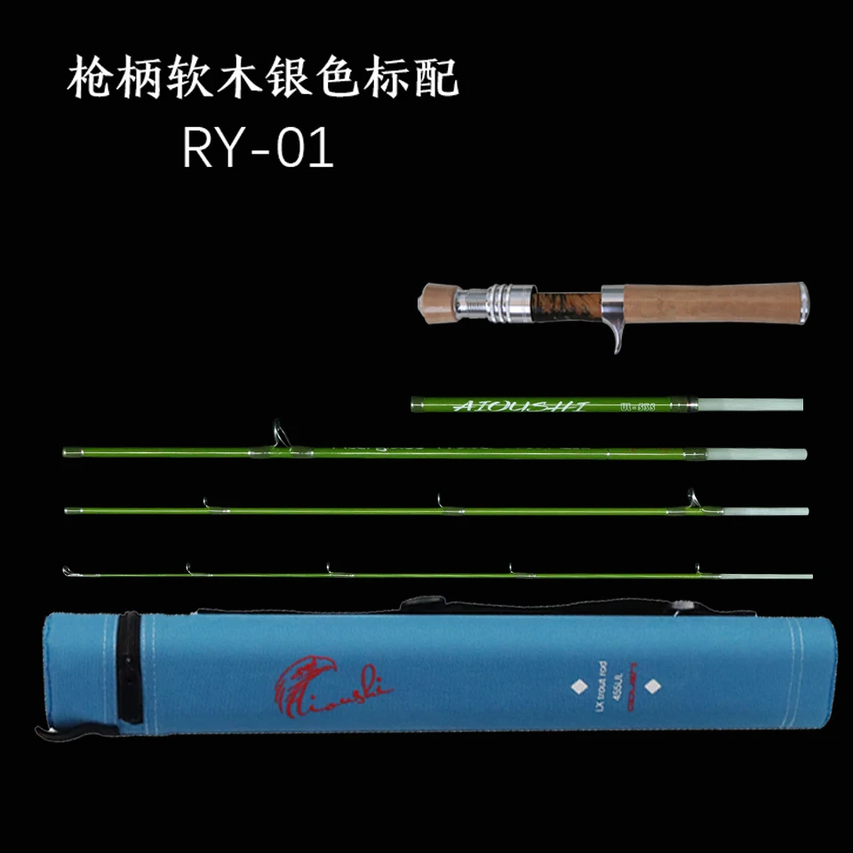 Fishing Boat Fiberglass - 寿司-多機能超軽量キャパルト釣り竿,1.43m, 5セクション中空グラス,3aコルク,持ち運びが簡単