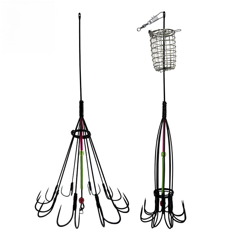 Fishing Boat Anchor - 魚釣り用餌籠 タコ釣り用吊り下げ式釣り針 底釣り防止用スカイアンカー 釣り道具卸売 ケージ