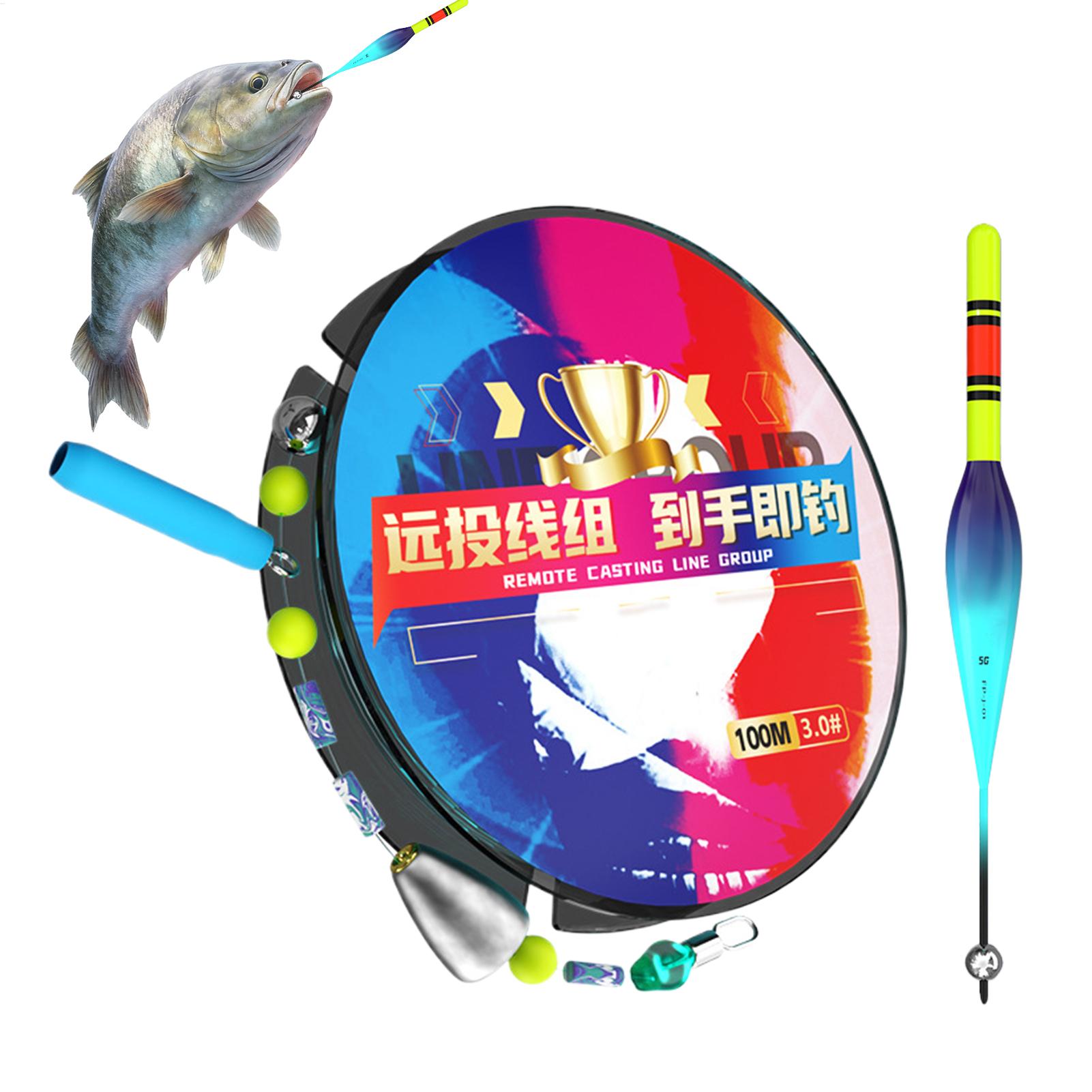 Fishing Boat Trailer - 釣り用浮き具 自動ラインリグキット 100M 高感度 バイトフラッシュフロート 昼夜兼用