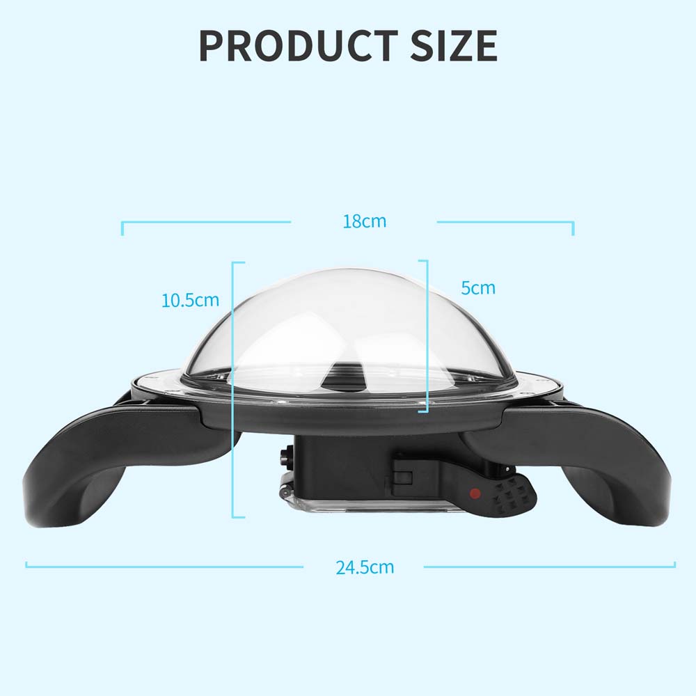 水中ダイビングドームポート GoPro Hero 13/12 - Fishing Boat Cover のレビューと価格