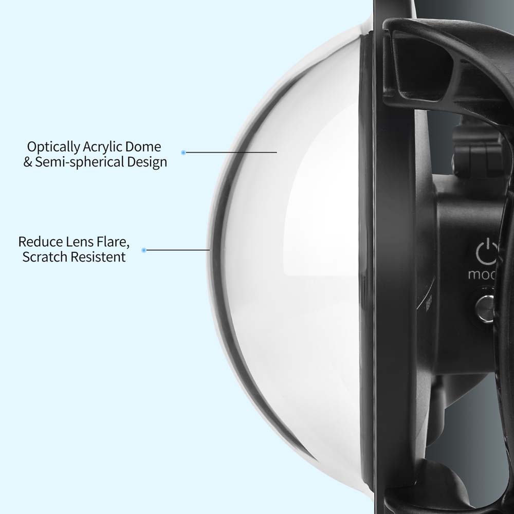 水中ダイビングドームポート GoPro Hero 13/12 - Fishing Boat Cover のレビューと価格