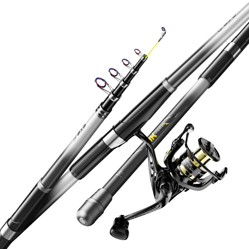 グラスファイバー製伸縮式サーフフィッシングロッド、遠投用海水 - Fishing Boat Fiberglass のレビューと価格