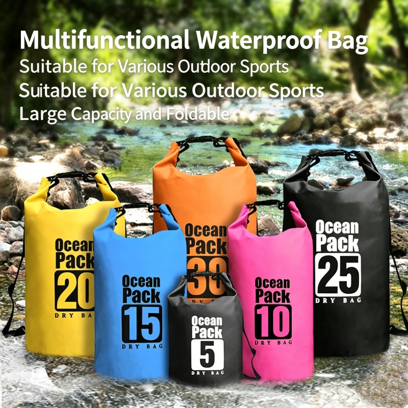 水泳用防水ドライバッグ 5L/10L/20L/30L アウト - Fishing Boat Oar のレビューと価格