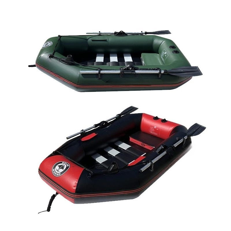 1人乗り釣り用ボート格安インフレータブルローイングカヤックポ - Fishing Boat Oar のレビューと価格