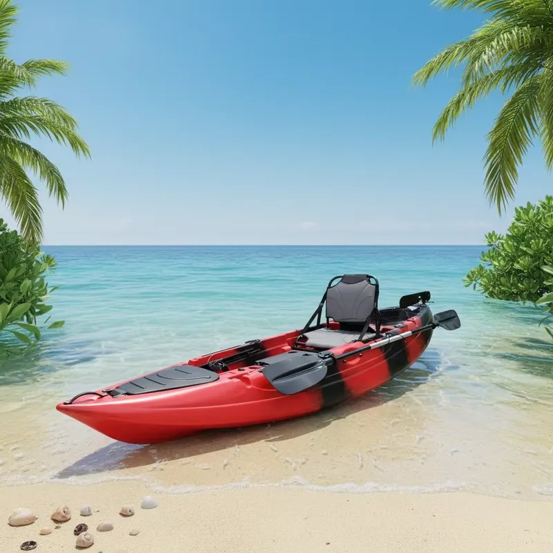 10フィートシングルシートシットオンフィッシングパドルカヤッ - Fishing Boat Seat のレビューと価格